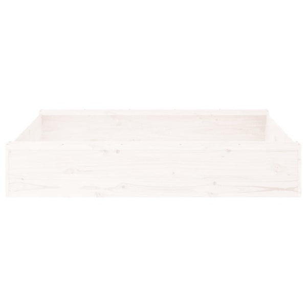 Quadratischer Sandkasten mit Sitzen, Kiefer Massivholz
