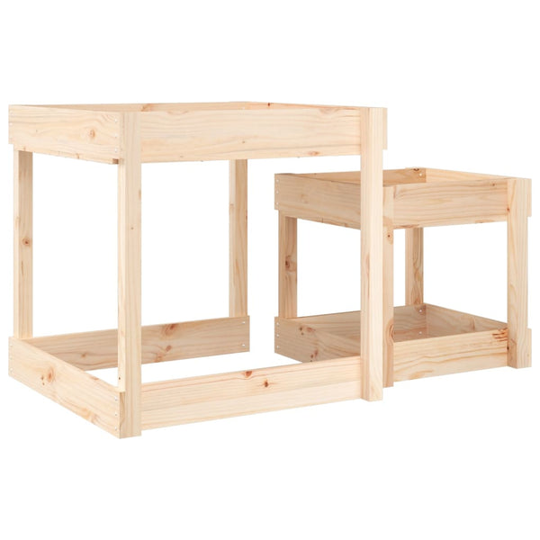 Sandspieltische 2er Set Kiefernholz