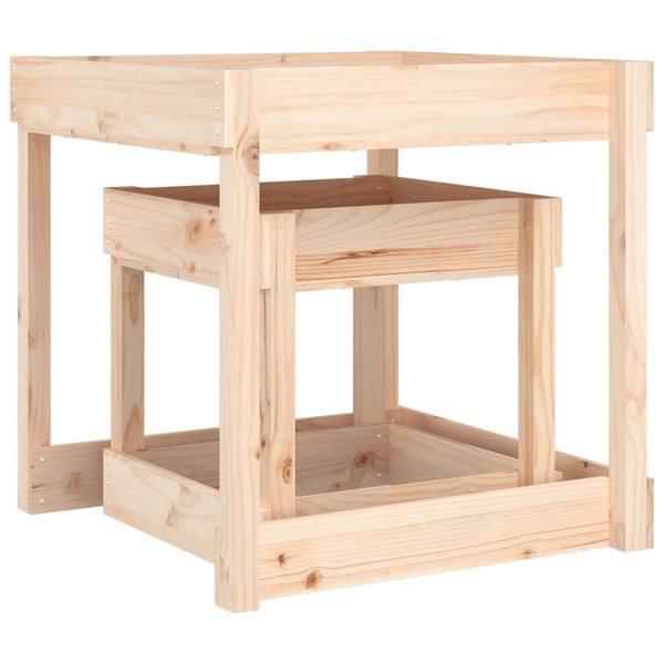 Sandspieltische 2er Set Kiefernholz
