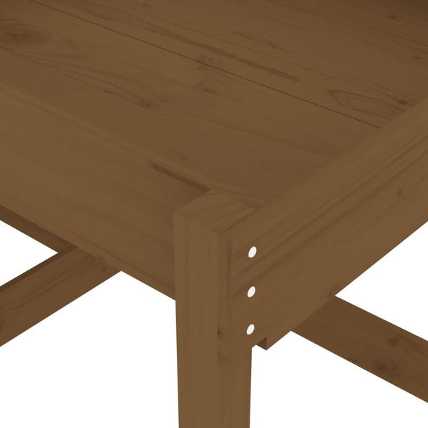 Sandtische 2er Set Kiefer massiv honigbraun