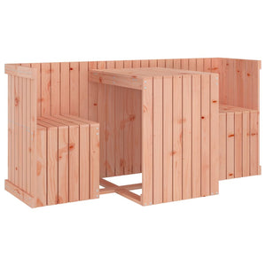 2-Sitzer Balkonmöbel-Set Douglasie Massivholz