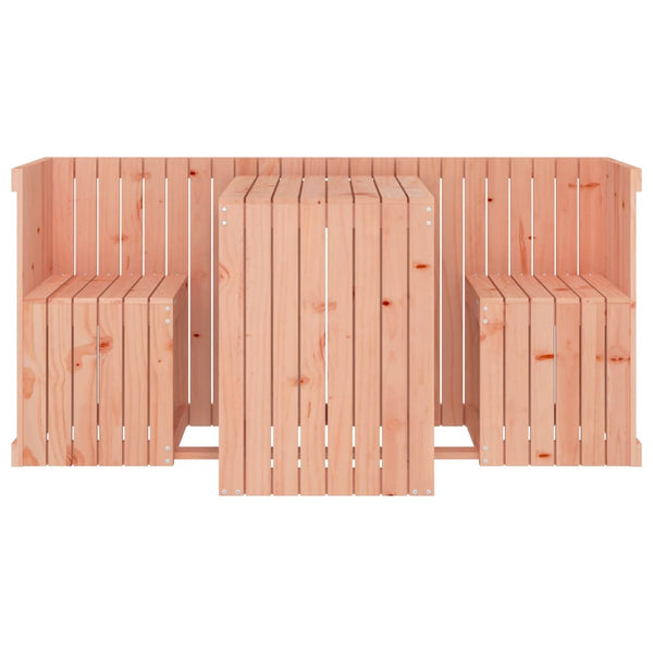 2-Sitzer Balkonmöbel-Set Douglasie Massivholz
