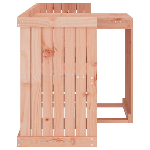 2-Sitzer Balkonmöbel-Set Douglasie Massivholz