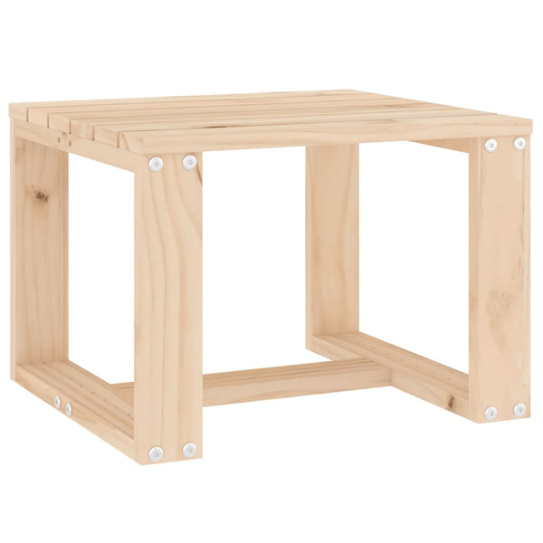 Garten Beistelltisch Kiefer Massivholz 40cm