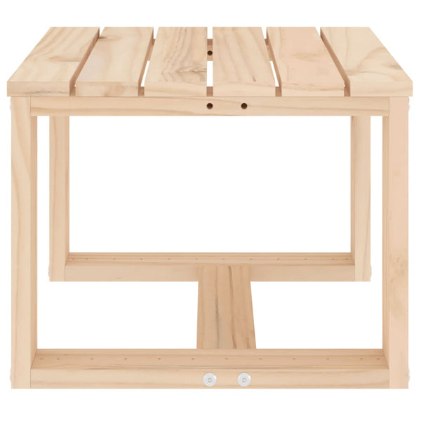 Garten Beistelltisch Kiefer Massivholz 40cm