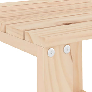 Garten Beistelltisch Kiefer Massivholz 40cm