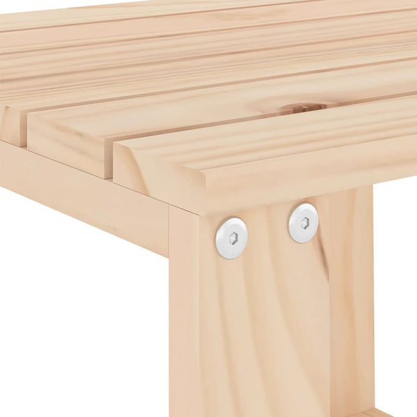 Garten Beistelltisch Kiefer Massivholz 40cm