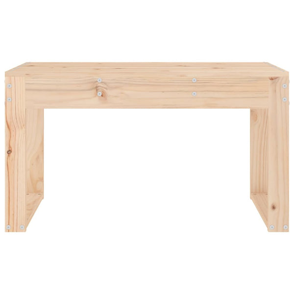 Gartenbank Kiefer Massivholz 80 cm
