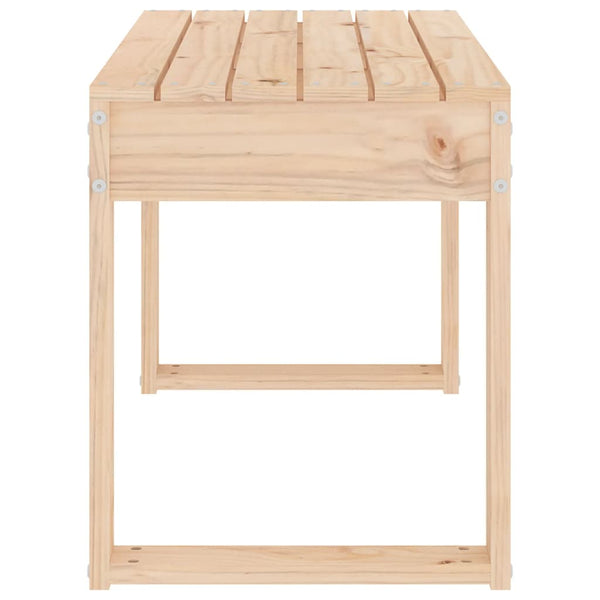 Gartenbank Kiefer Massivholz 80 cm