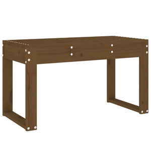 Gartenbank Honigbraun Kiefer Massivholz 80cm