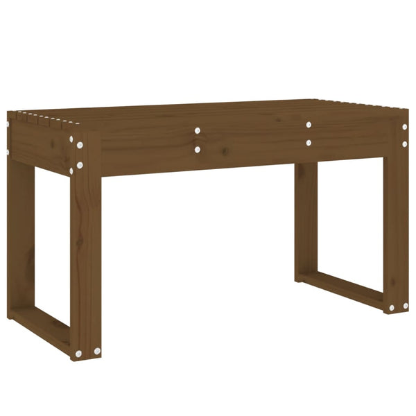 Gartenbank Honigbraun Kiefer Massivholz 80cm