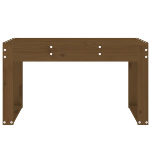 Gartenbank Honigbraun Kiefer Massivholz 80cm