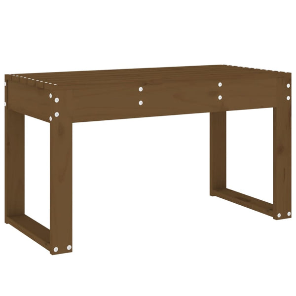 Gartenbank Honigbraun Kiefer Massivholz 80cm