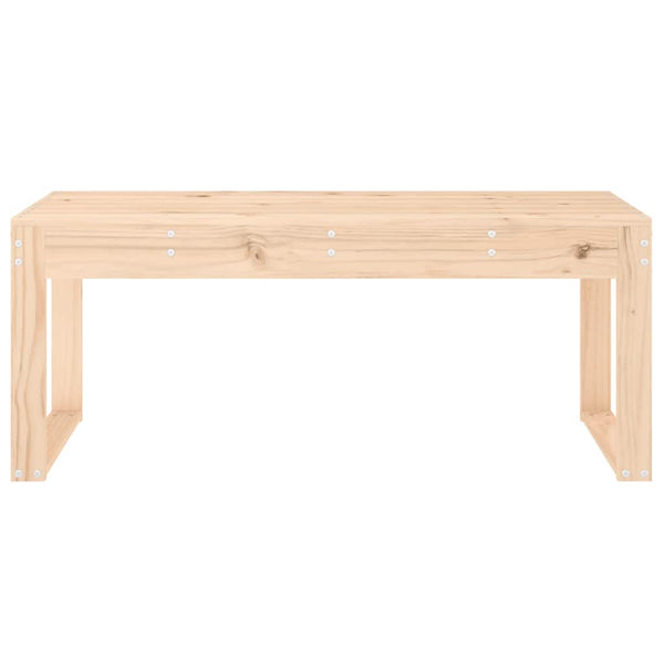 Gartenbank Kiefer Massivholz 110 cm