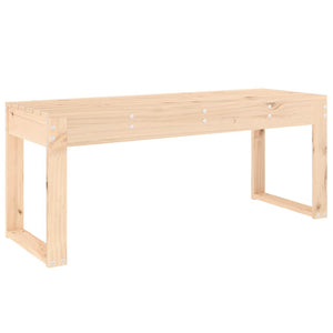 Gartenbank Kiefer Massivholz 110 cm