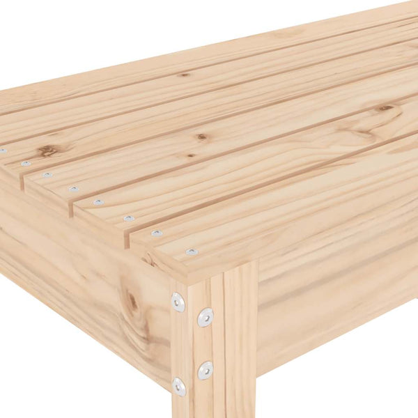 Gartenbank Kiefer Massivholz 110 cm