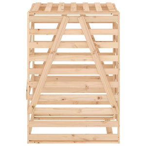 Mülltonnenbox Kiefernholz 84x90x128,5 cm