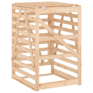 Mülltonnenbox Kiefernholz 84x90x128,5 cm