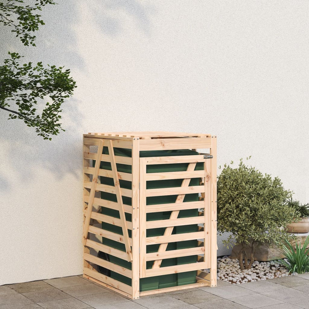 Mülltonnenbox Kiefernholz 84x90x128,5 cm