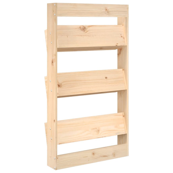 Wand-Pflanzkübel Holz 3 Fächer
