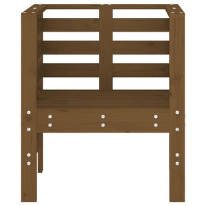vidaXL Chaises de jardin 2 pcs Marron miel 61,5x53x71 cm Bois de pin massif
