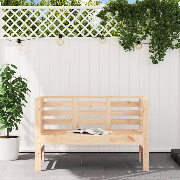 Gartenbank Kiefer Massivholz 111,5 cm