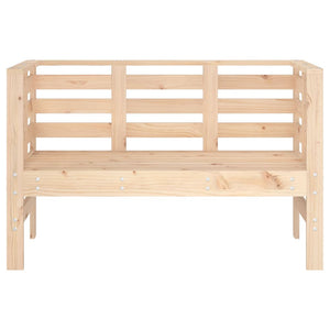 Gartenbank Kiefer Massivholz 111,5 cm