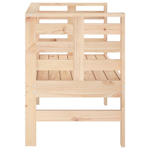 Gartenbank Kiefer Massivholz 111,5 cm