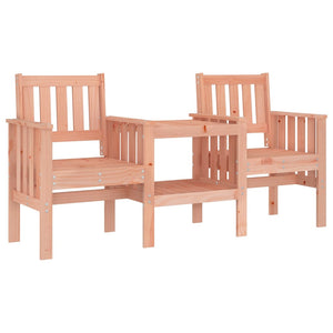 Gartenbank mit Tisch Douglasie 2-Sitzer