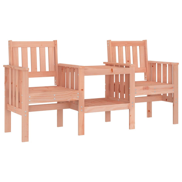 Gartenbank mit Tisch Douglasie 2-Sitzer