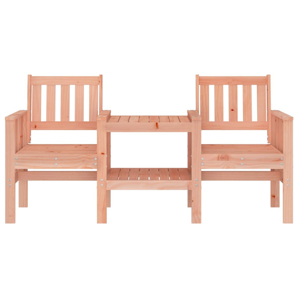 Gartenbank mit Tisch Douglasie 2-Sitzer