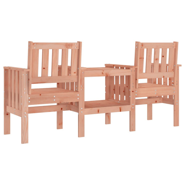 Gartenbank mit Tisch Douglasie 2-Sitzer