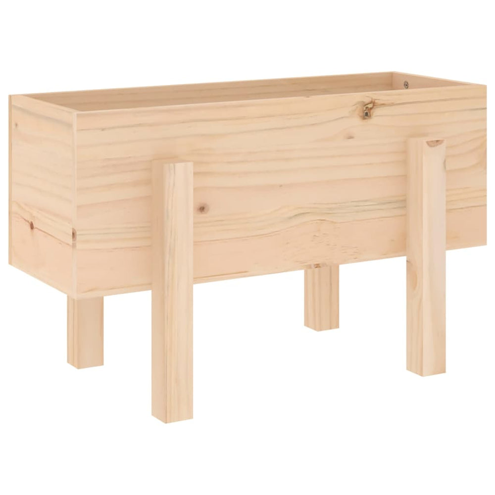 Massiver Kiefer Pflanzkübel, 62 cm