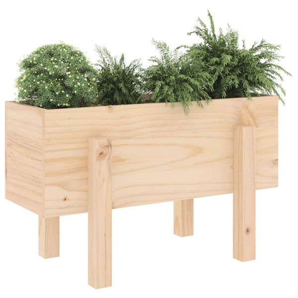 vidaXL Jardinière 62x30x38 cm Bois de pin massif