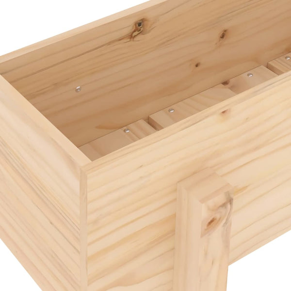 vidaXL Jardinière 62x30x38 cm Bois de pin massif