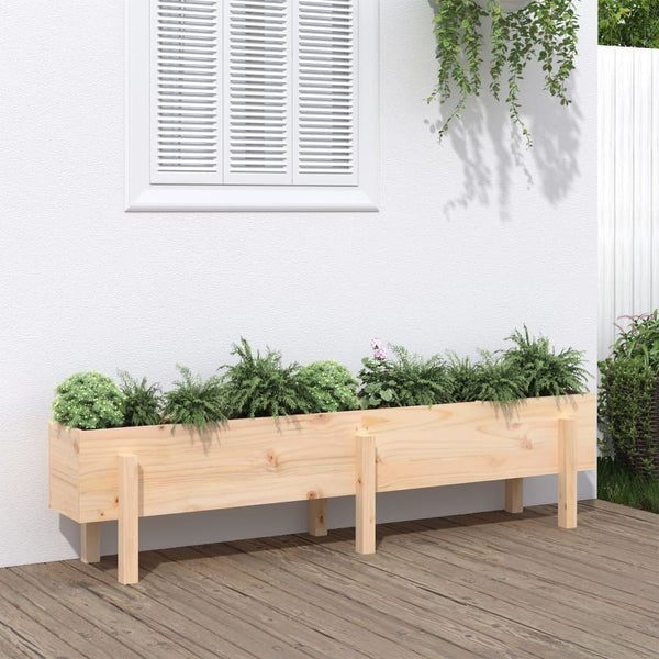 Hochbeet Kiefer Massivholz 160x30x38cm