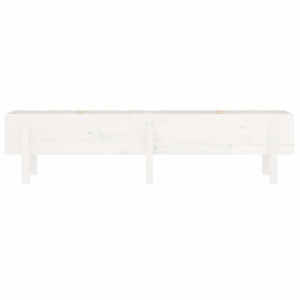 Hochbeet Weiß 160 cm Kiefer Massivholz