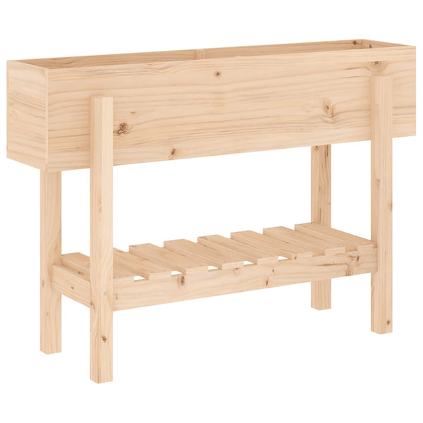 Hochbeet Kiefer Massivholz 101x30x69 cm