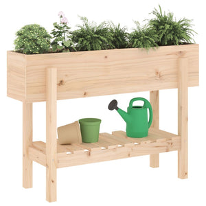 Hochbeet Kiefer Massivholz 101x30x69 cm