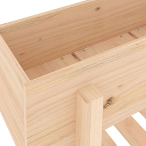 Hochbeet Kiefer Massivholz 101x30x69 cm