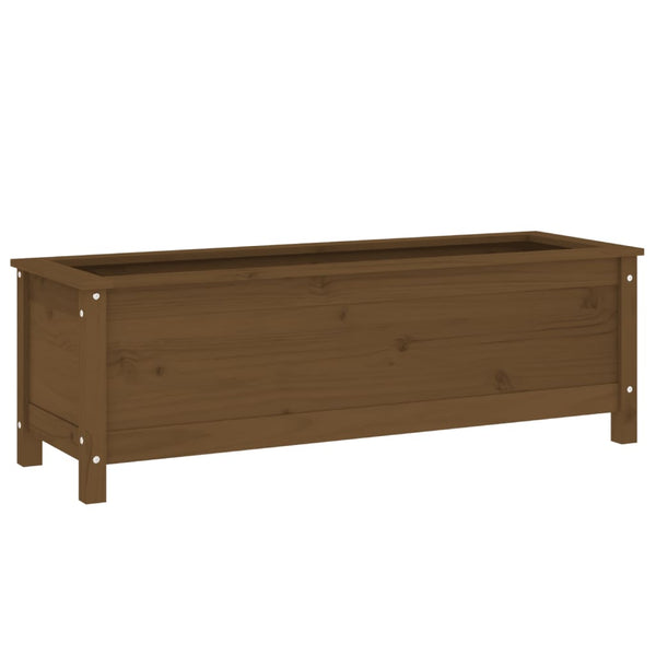 Hochbeet Honigbraun Kiefer Massivholz 119,5cm