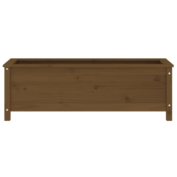 Hochbeet Honigbraun Kiefer Massivholz 119,5cm
