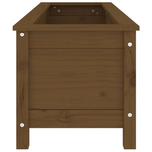 Hochbeet Honigbraun Kiefer Massivholz 119,5cm