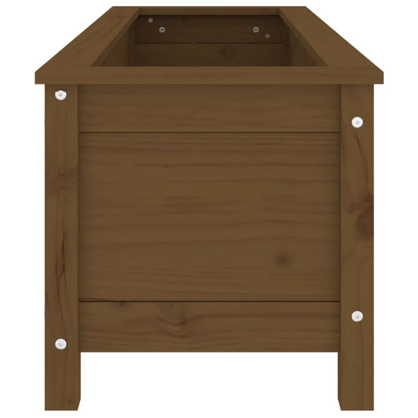 Hochbeet Honigbraun Kiefer Massivholz 119,5cm