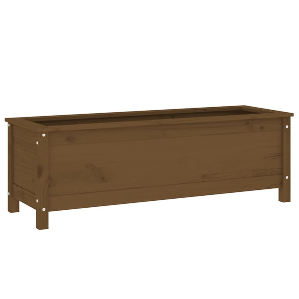 Hochbeet Honigbraun Kiefer Massivholz 119,5cm