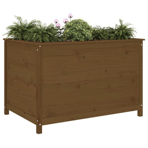Hochbeet Honigbraun Kiefer Massivholz 120x83cm