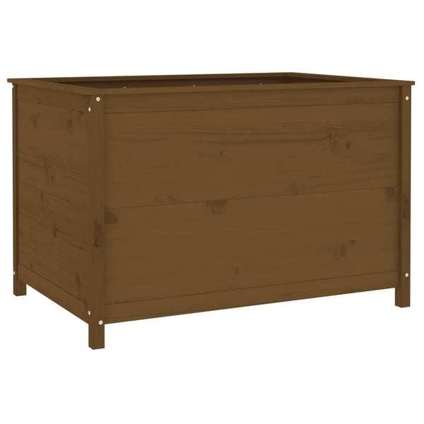 Hochbeet Honigbraun Kiefer Massivholz 120x83cm