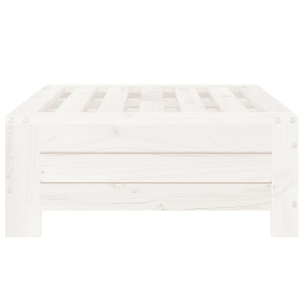 Weiße Sonnenschirmständer-Verkleidung aus Kiefernholz