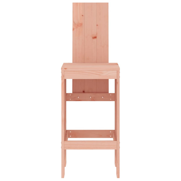 Barhocker Set aus Massivholz, 2 Stück