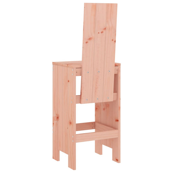 Barhocker Set aus Massivholz, 2 Stück